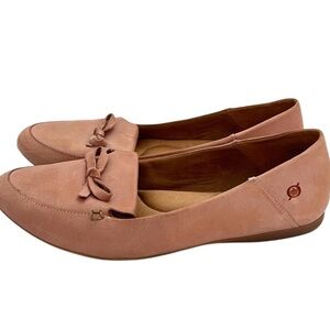 Born Mahwah Tan Leather Flats Women’s Size 9